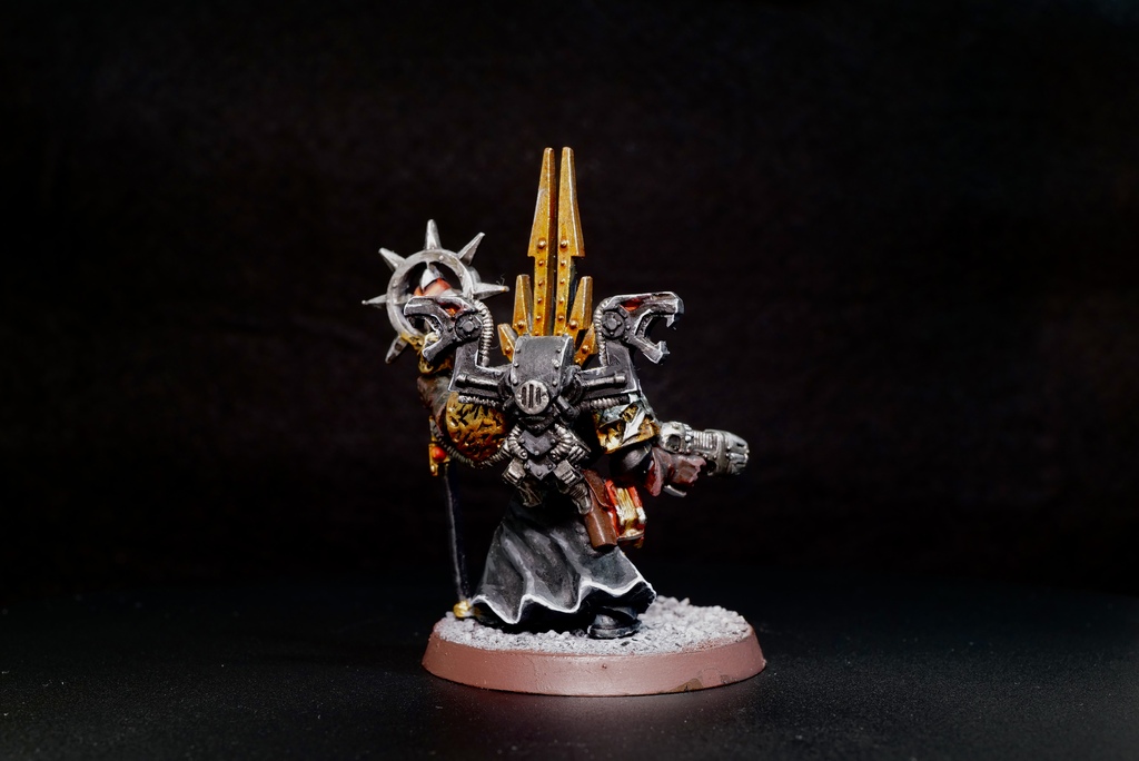 Iron Warriors Oldhammer40k Chaos Space Marine Sorcerer Back
