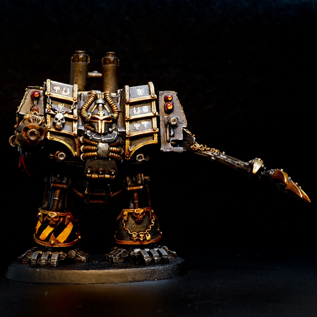 Iron Warriors Oldhammer40k Chaos Dreadnought Front